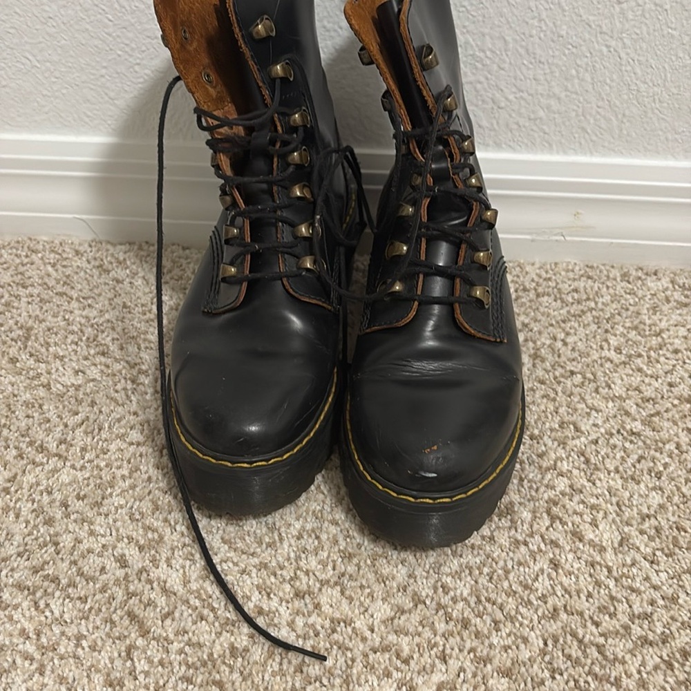Dr. Martens Black Leather Boots